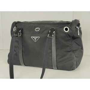 Prada Re-Nylon and Saffiano Leather Pet Carrier S05